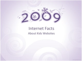 Internet Facts About Kids Websites 
