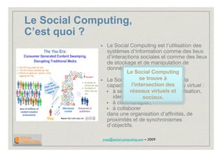 2009 Introduction Social Computing