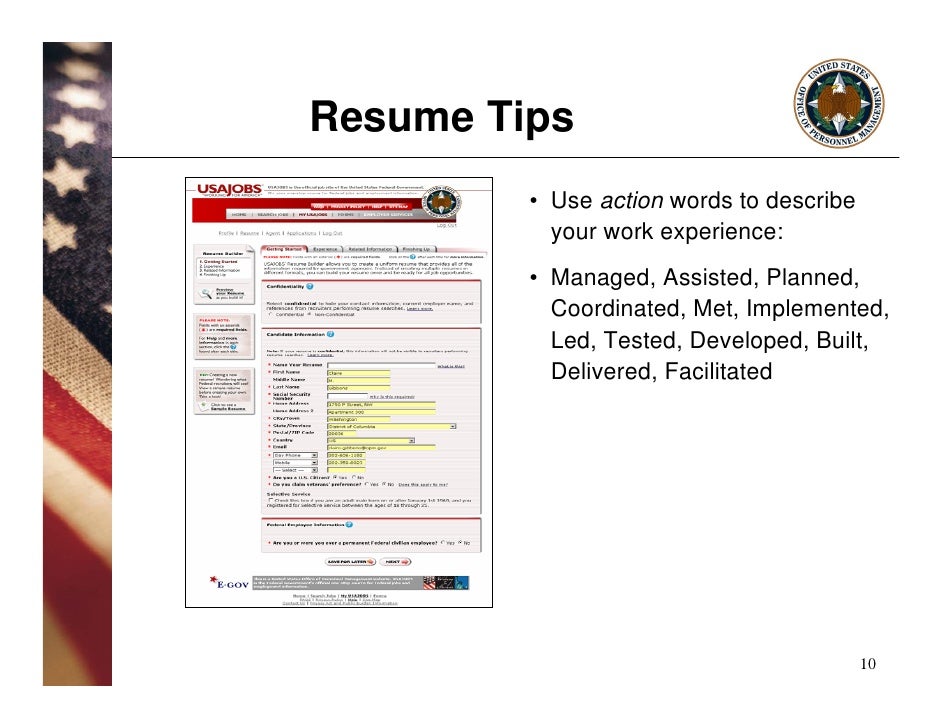 usajobs com pursuing employment opportunities in the special skills and abilities for resumes