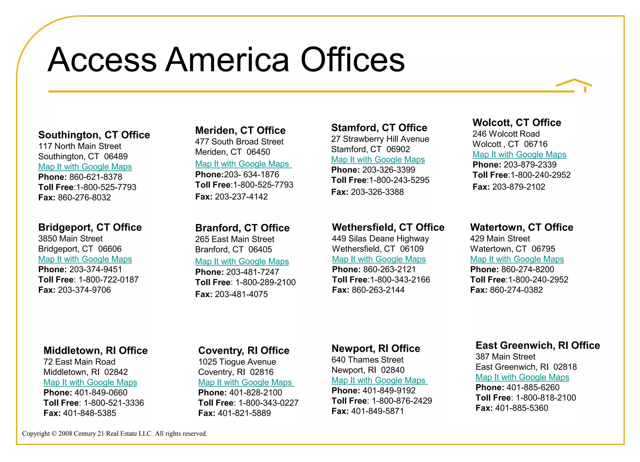 2009 Listing Presentation