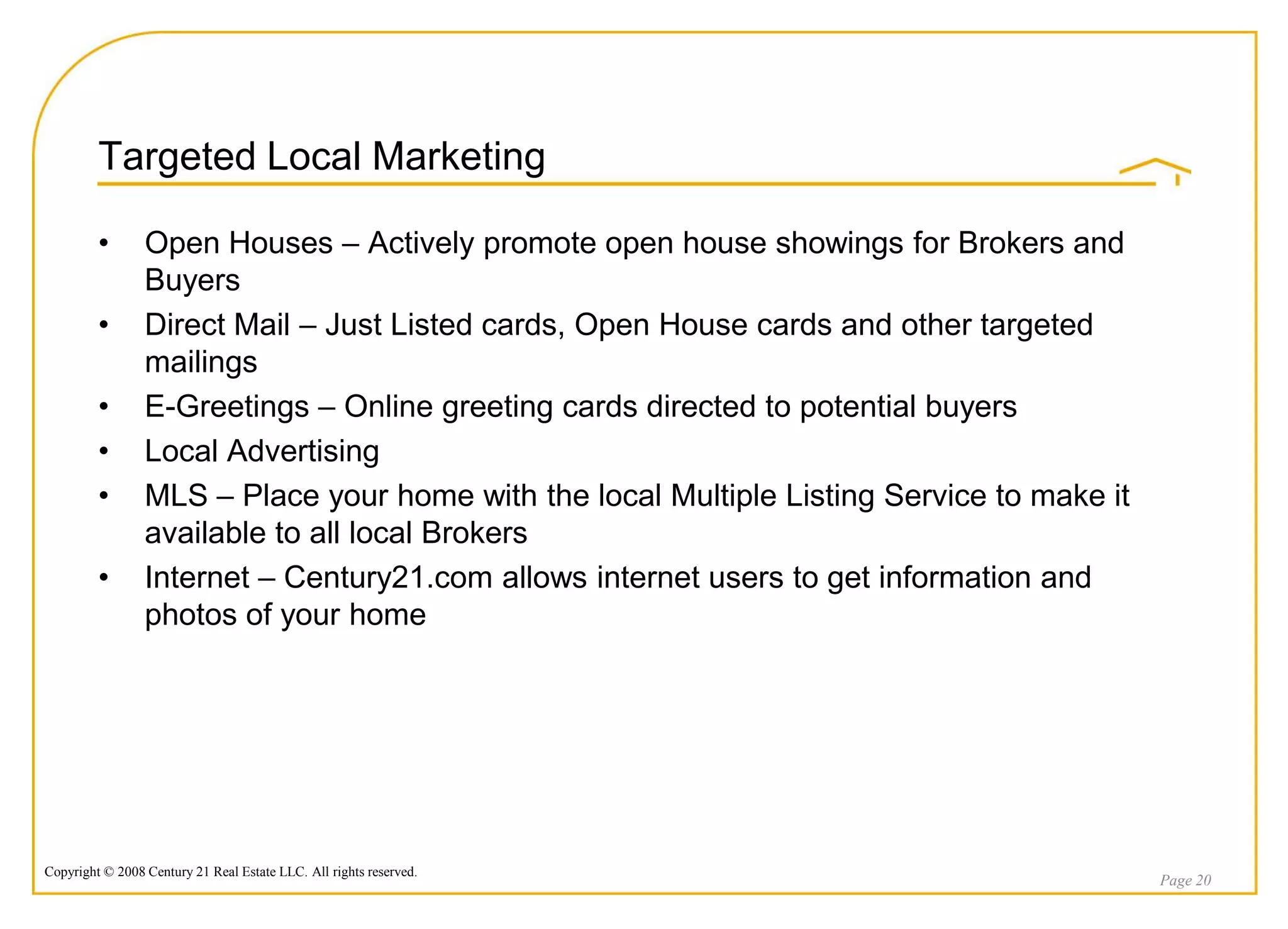 2009 Listing Presentation