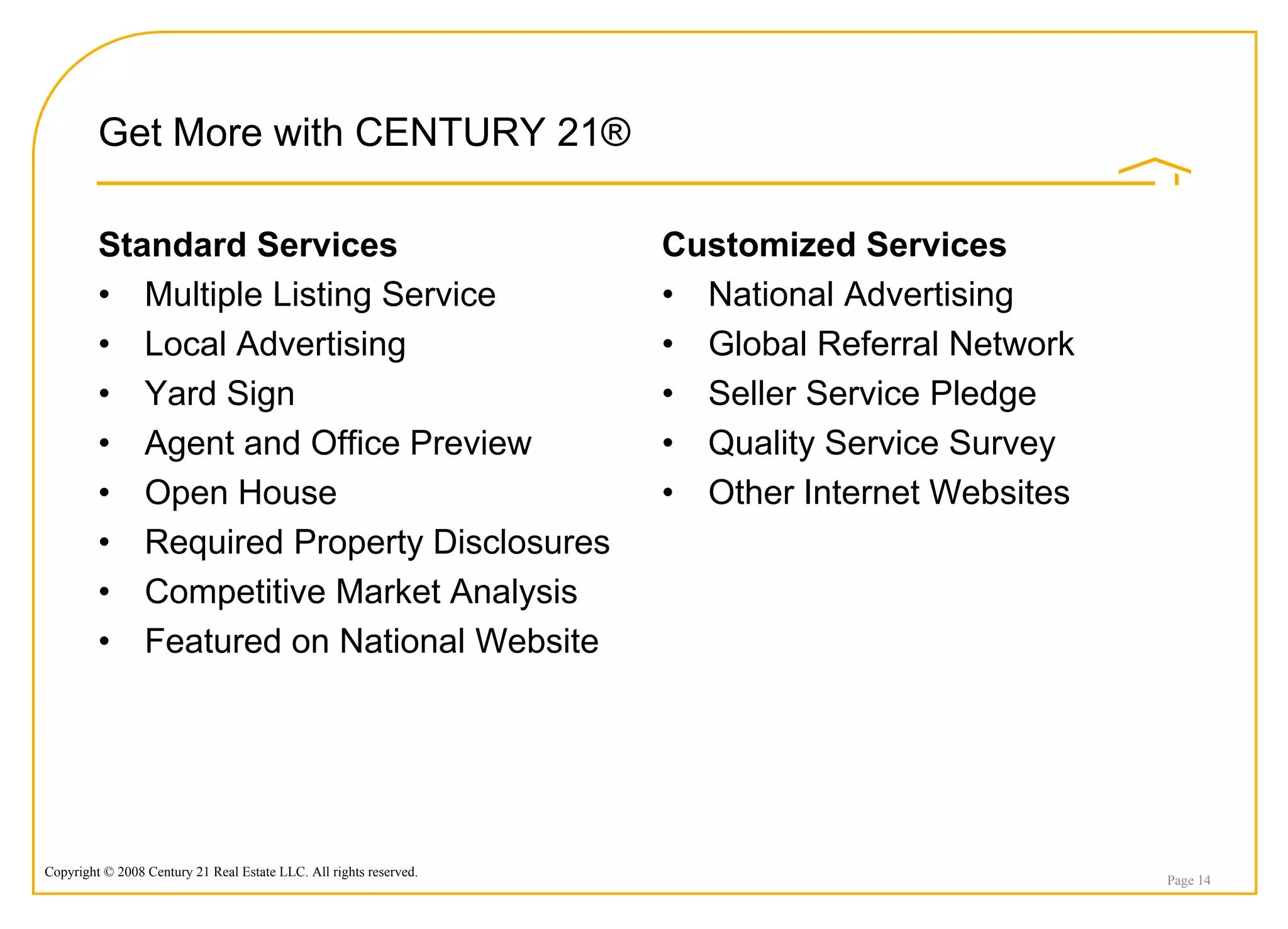 2009 Listing Presentation. Awesome