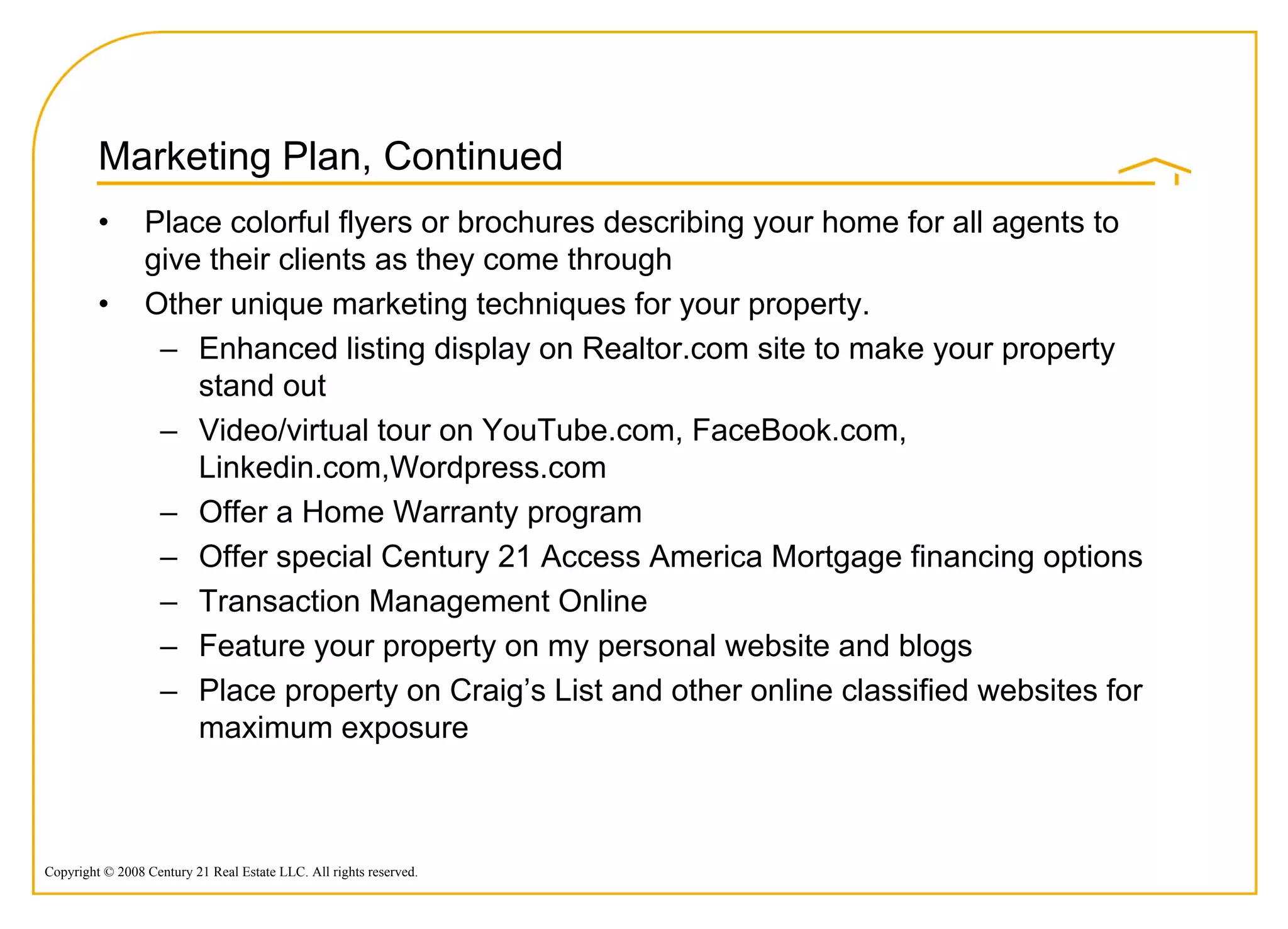 2009 Listing Presentation. Awesome