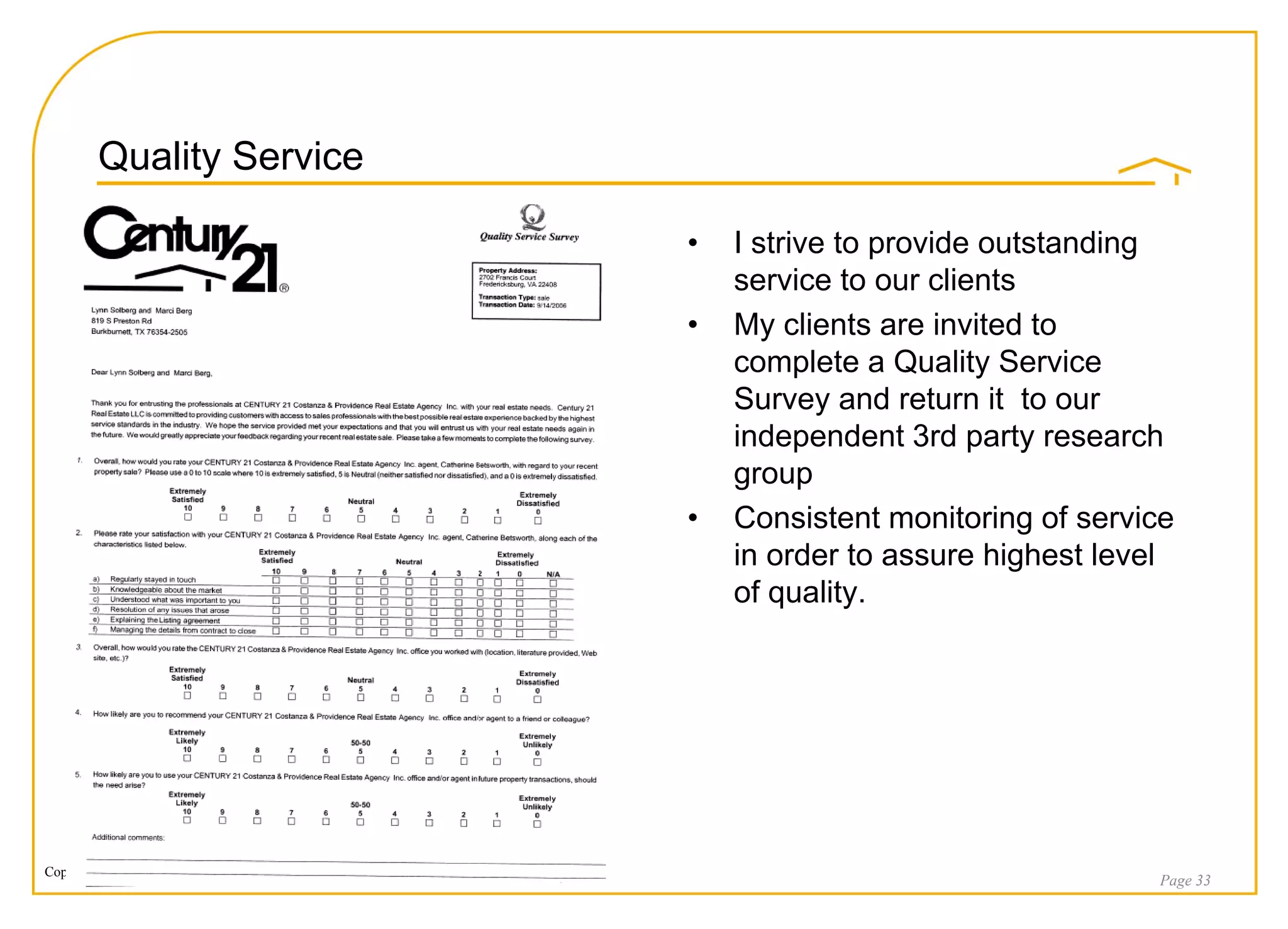 2009 Listing Presentation. Awesome