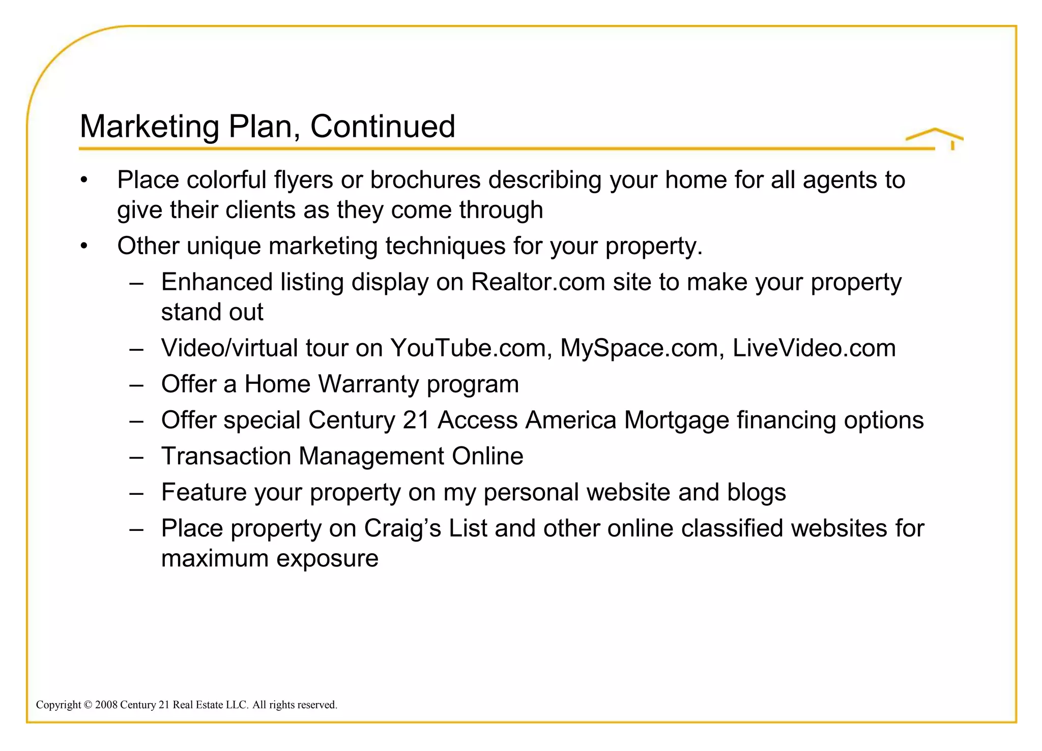 2009 Listing Presentation. Kim Lambert