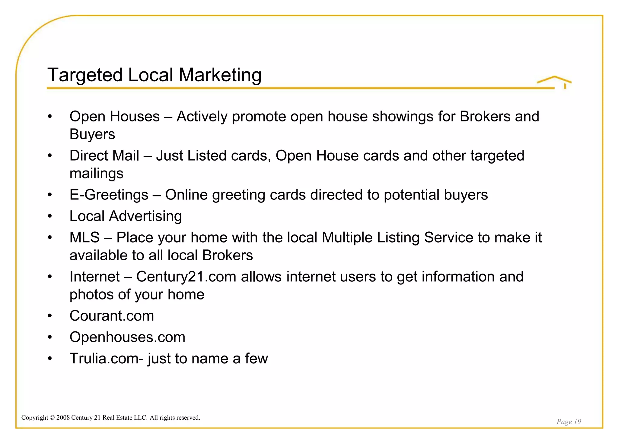 2009 Listing Presentation. Kim Lambert