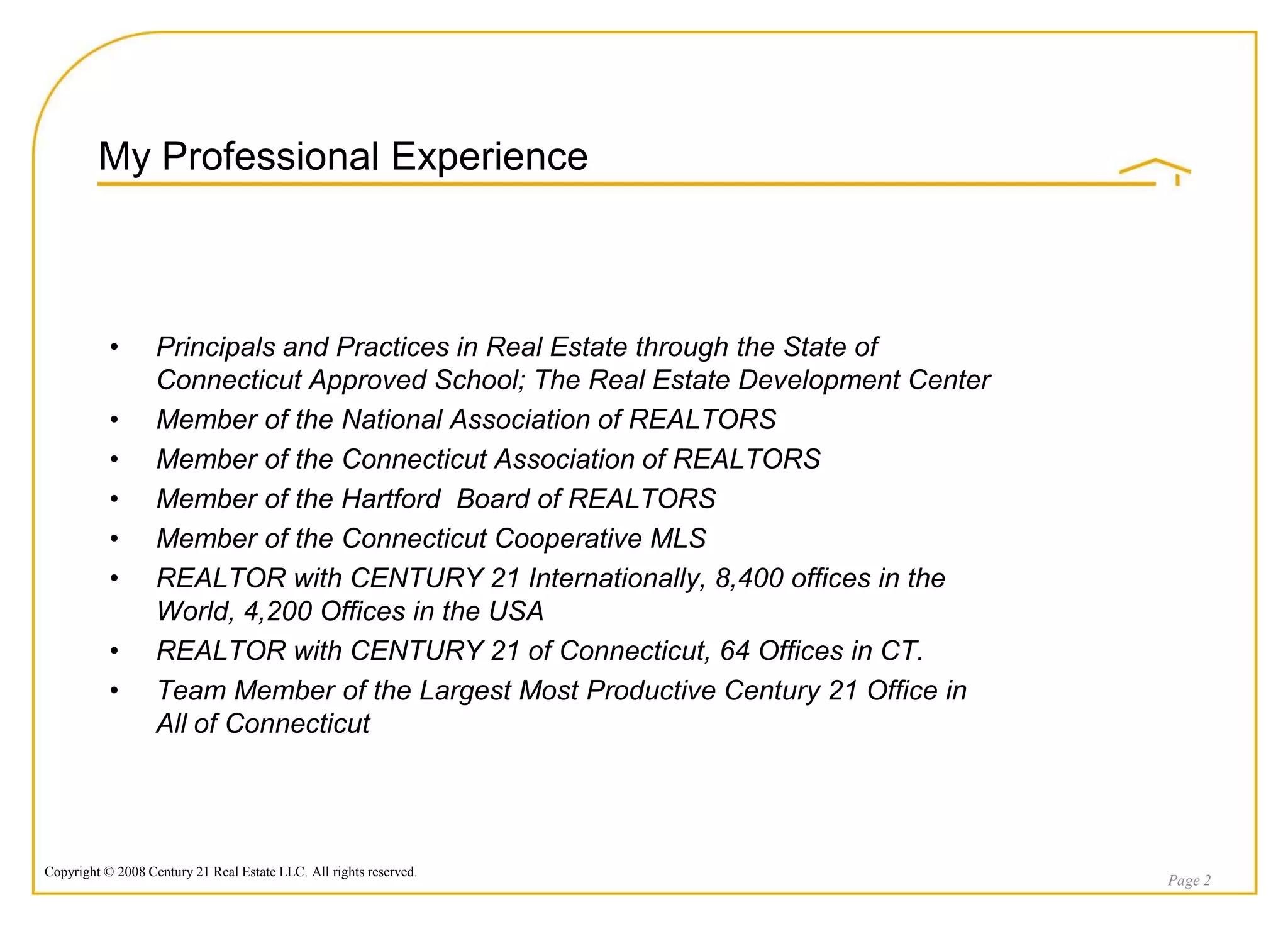 2009 Listing Presentation. Kim Lambert