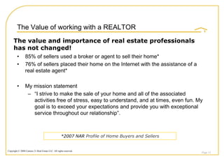 2009 Listing Presentation. Kim Lambert