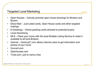 2009 Listing Presentation. Kim Lambert