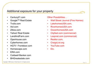 2009 Listing Presentation. Kim Lambert