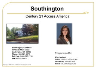 2009 Listing Presentation. Kim Lambert