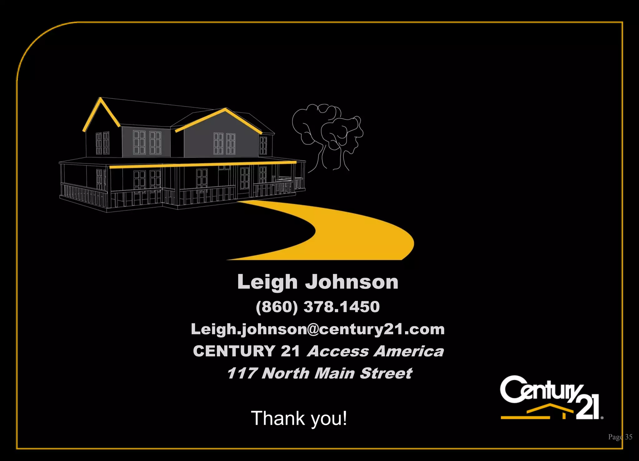 2009 Listing Presentation. Leigh Johnson