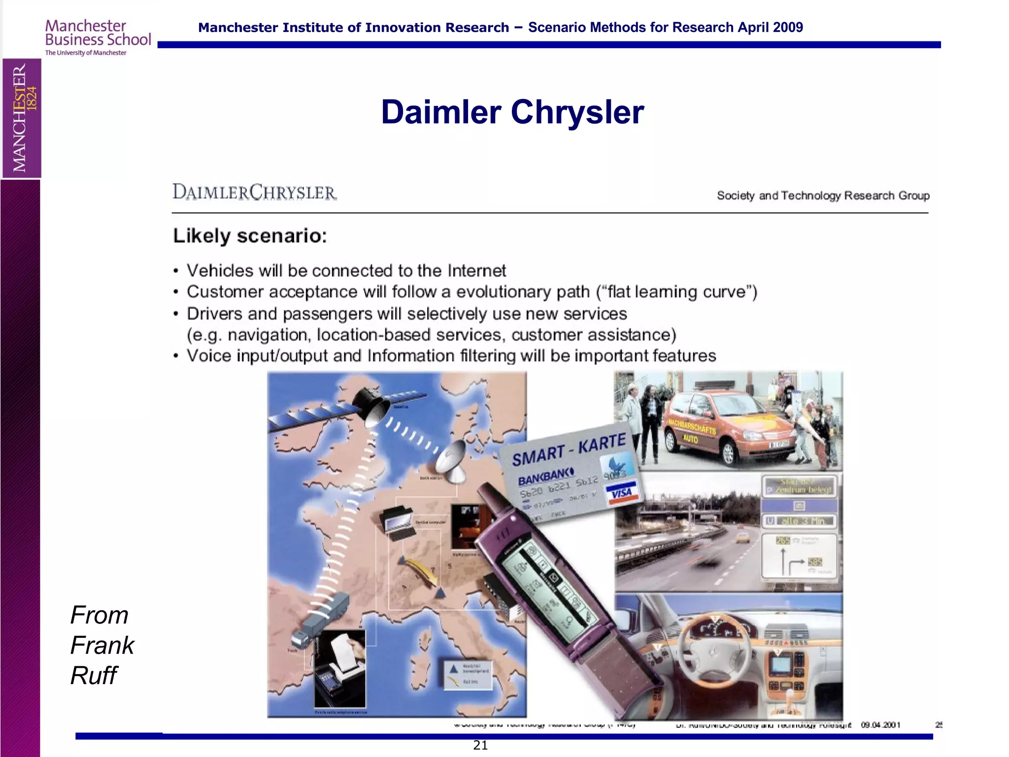 Daimler Chrysler From Frank Ruff 