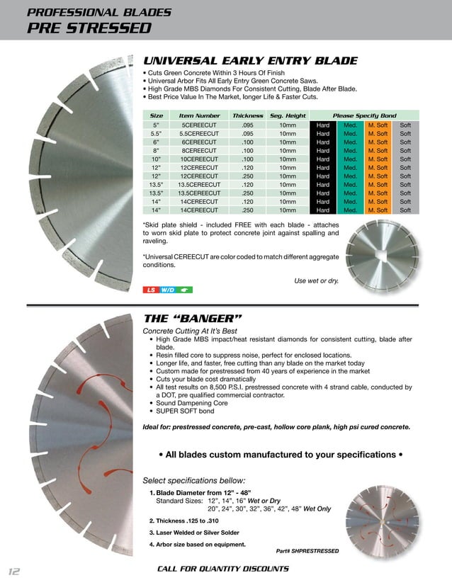 Diamond Tool Catalog