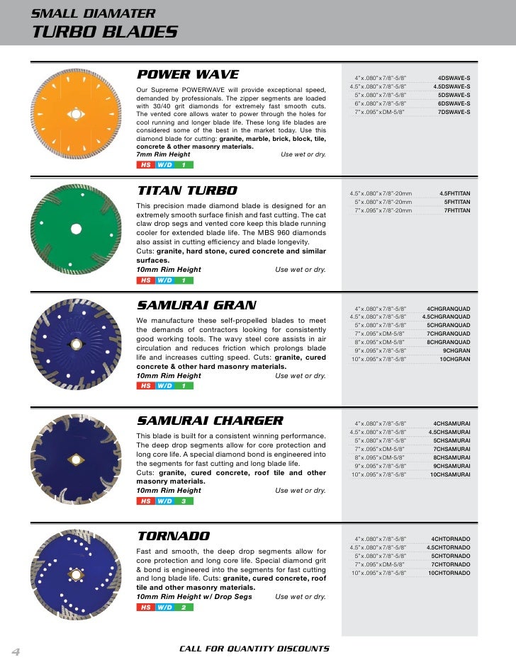 Diamond Tool Catalog