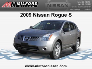 Used 2009 Nissan Rogue S - Milford Nissan Worcester, MA