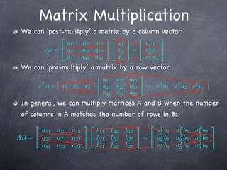 Linear Algebra introduction and presentation | PDF