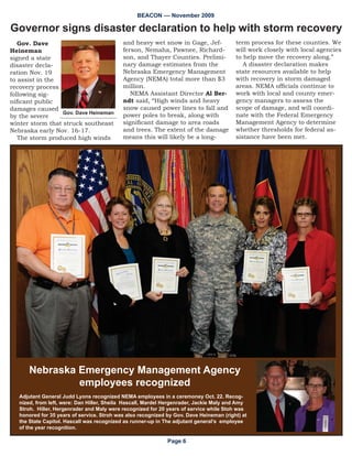 RI ,QWHURS 6ROXWLRQV JLYHV D GHPRQVWUDWLRQ RI 3DUDFOHWH D QHZ FRPPXQLFDWLRQ WRRO IRU 1HEUDVND
 ZKLFK DOORZV ORFDO MXULVGLFWLRQV WR FRPPXQLFDWH ZLWK RQH DQRWKHU RQ GLIIHUHQW UDGLR IUHTXHQFLHV GXULQJ DQ HYHQW RU GLVDVWHU )URP
 OHIW 1HEUDVND /W *RY 5LFN 6KHHK -RH %RG RI )(0$ $O %HUQGW RI 1(0$ -RKQ )DOJLRQH 6WDWH )LUH 0DUVKDO DQG %RE (DVWZRRG RI
 1(0$ ZDWFK DV 'DQOHU VKRZV KRZ 3DUDFOHWH DOORZV 1(0$ WR PRQLWRU FRPPXQLFDWLRQ LQ ORFDO MXULVGLFWLRQV

                                                                 3DJH 
 