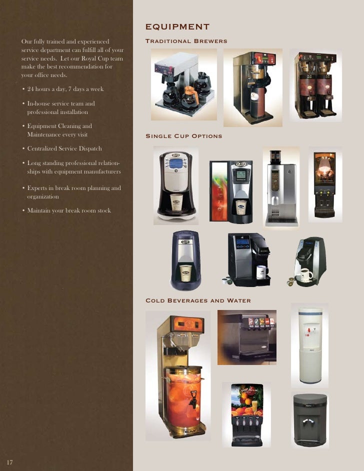 Royal Cup Coffee Office Coffee Catalog