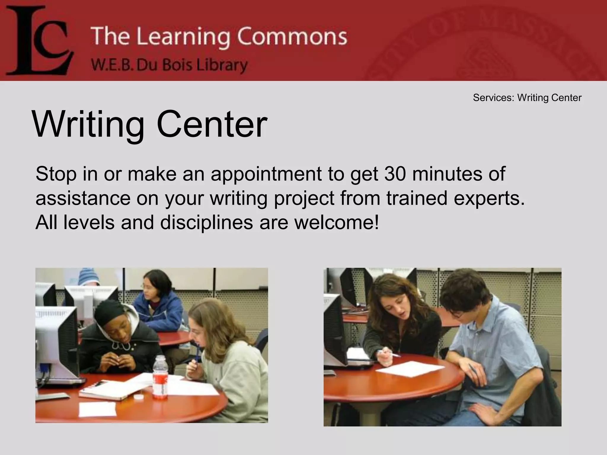  Open to UMass faculty, staff, students (log in with NetID)