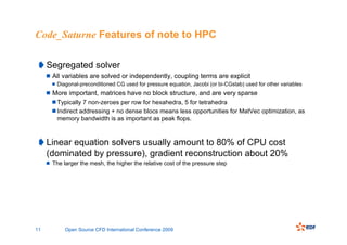 Presentation of the open source CFD code Code_Saturne | PDF
