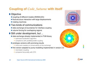 Presentation of the open source CFD code Code_Saturne | PDF