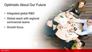 Optimistic About Our Future

• Integrated global R&D
• Global reach with regional
  commercial teams
• Growth focus
 