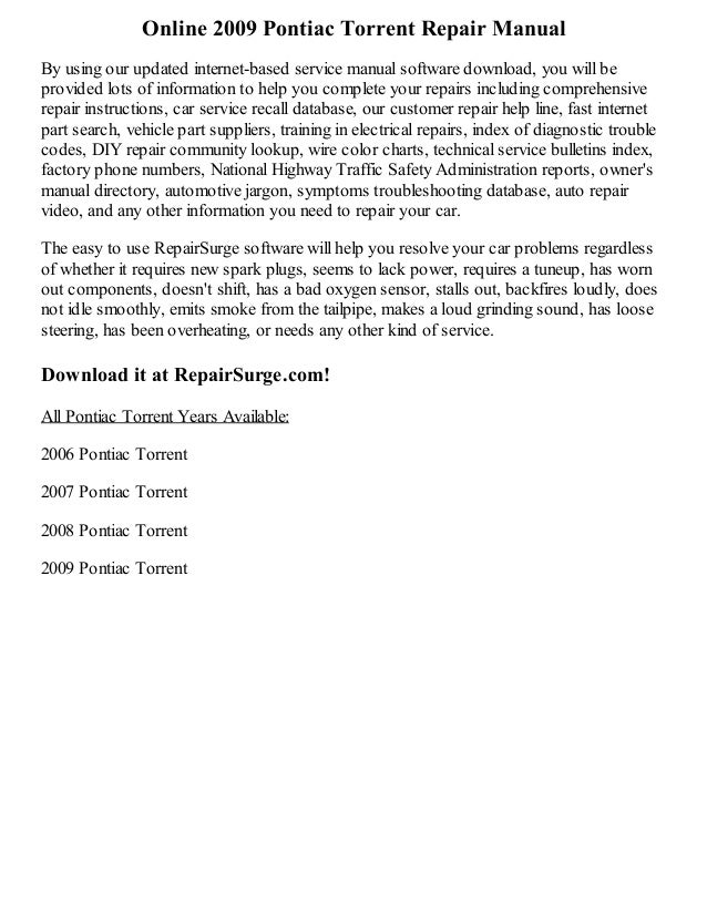 Free auto repair manual download Free auto repair manual download