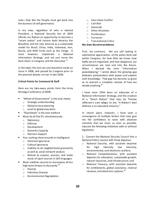 2009 rebalancing instruments of national power