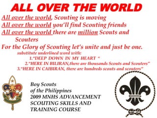 Scouting Songs for BOY SCOUT OF THE PHILIPPINES | PPTX