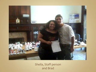 Sheila, Staff person and Brad