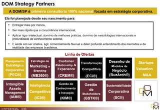  Apresentação  Metodologia Intangible Assets Management  DOM Strategy Partners 2009