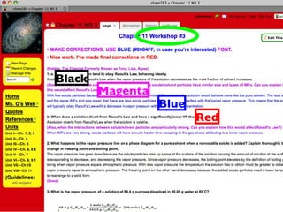 Black Magenta Blue Red 