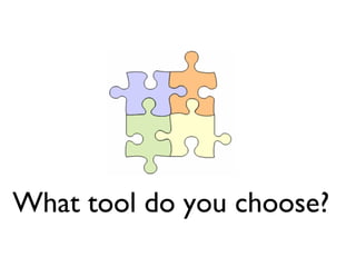 What tool do you choose? 