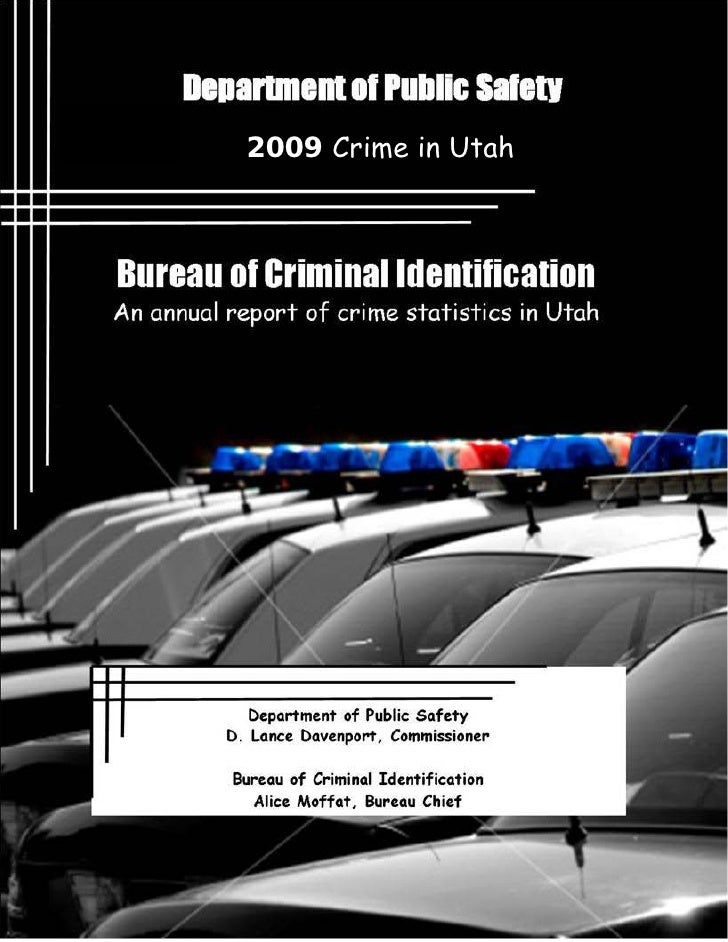 2009 Utah Crime Report