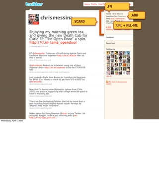 Implementing the Social Web