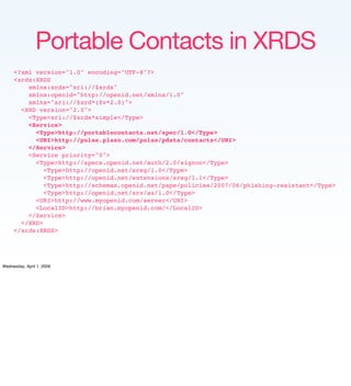 Implementing the Social Web