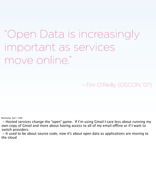 Implementing the Social Web