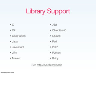 Implementing the Social Web