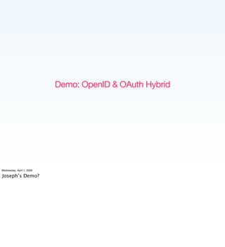 Implementing the Social Web