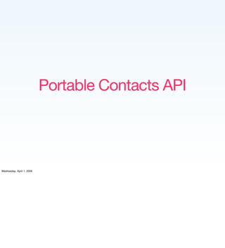 Implementing the Social Web