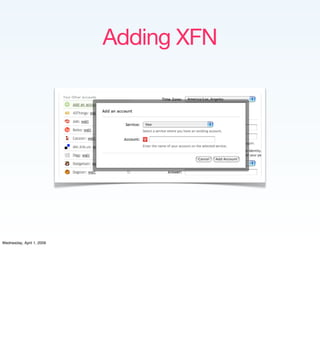 Implementing the Social Web