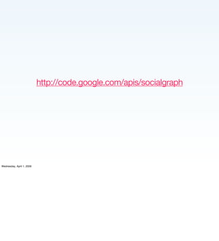 Implementing the Social Web