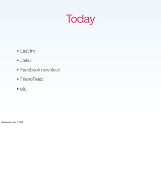 Implementing the Social Web