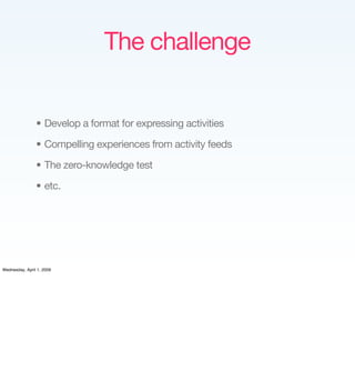 Implementing the Social Web