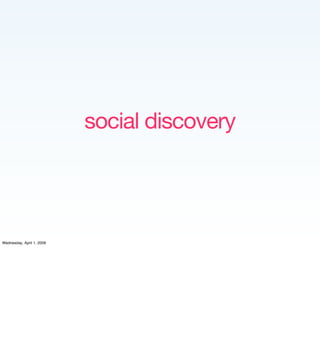 Implementing the Social Web