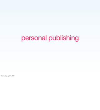 Implementing the Social Web