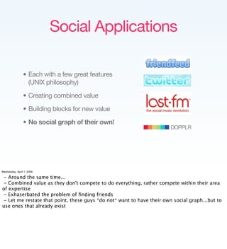 Implementing the Social Web
