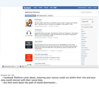 Implementing the Social Web