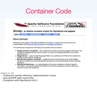 Implementing the Social Web